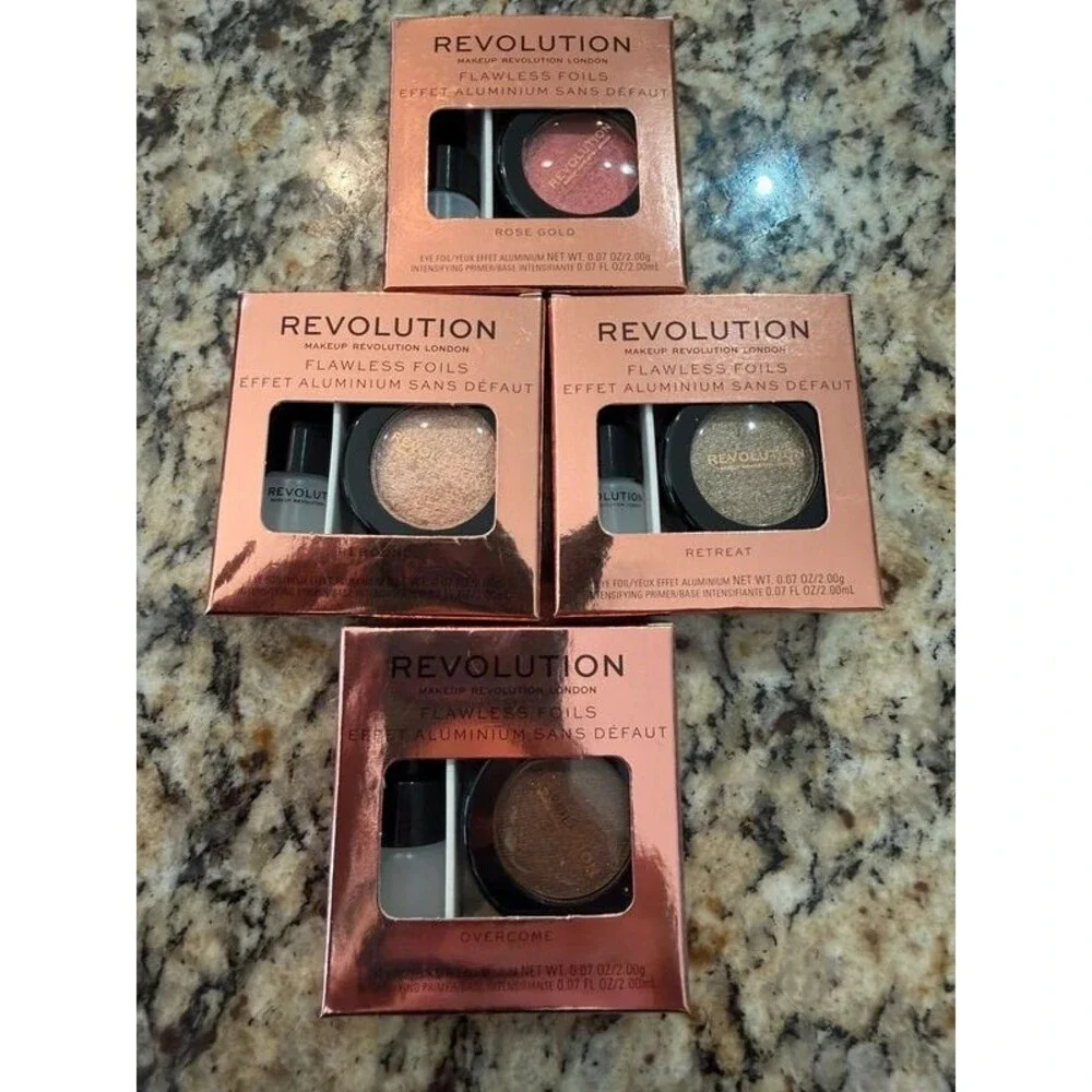 Foil eye shadow and primer set Eye make up cosmetics beauty bundle